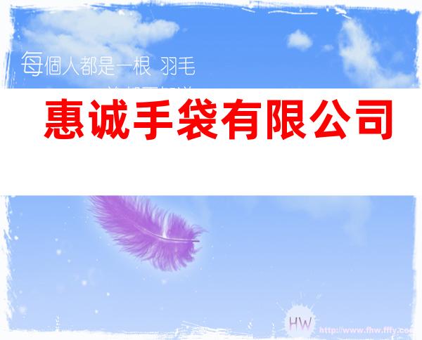 惠诚手袋有限公司